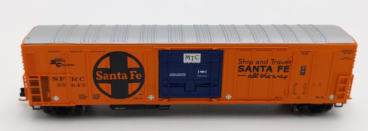 InterMountain 68824-05N Scale Santa Fe Mechanical Boxcar #55643 LN/Box