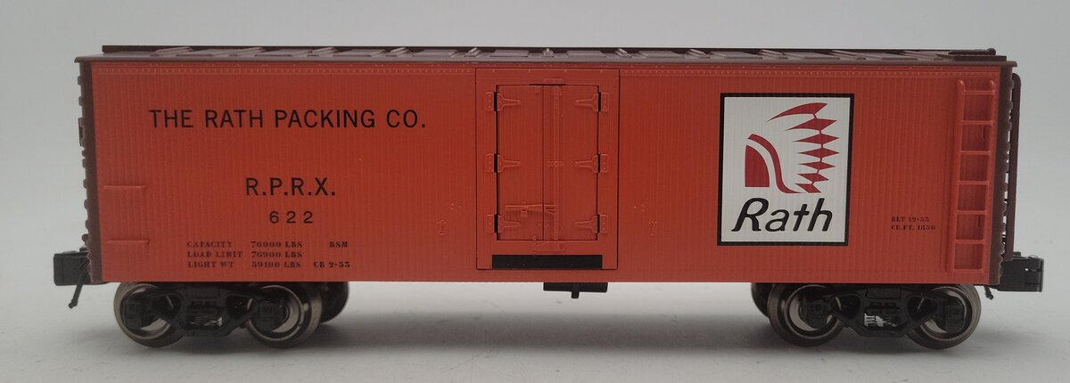 Lionel K-Line 6-21626 Rath Packing Co. Wood-Sided Reefer Car #622 EX/Box