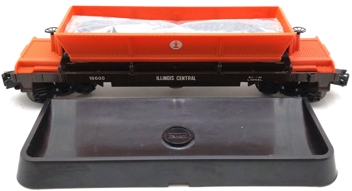 Lionel 6-16600 O Gauge Illinois Central Coal Dump Car #16600 EX