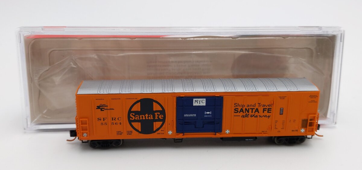 InterMountain 68824-04 N Scale Santa Fe Refrigerator Car #55564 LN/Box