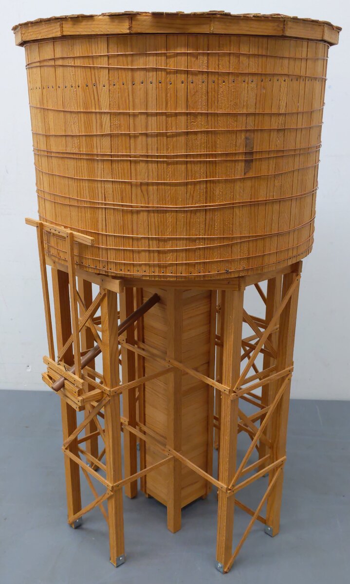 O Gauge Custom Wooden Water Tower EX