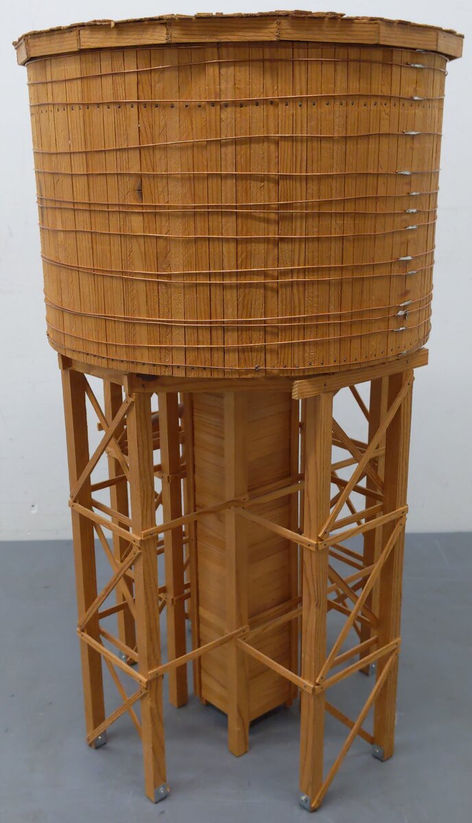 O Gauge Custom Wooden Water Tower EX
