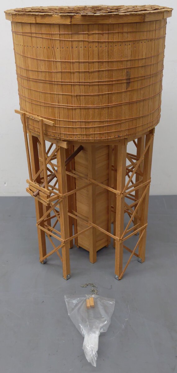 O Gauge Custom Wooden Water Tower EX