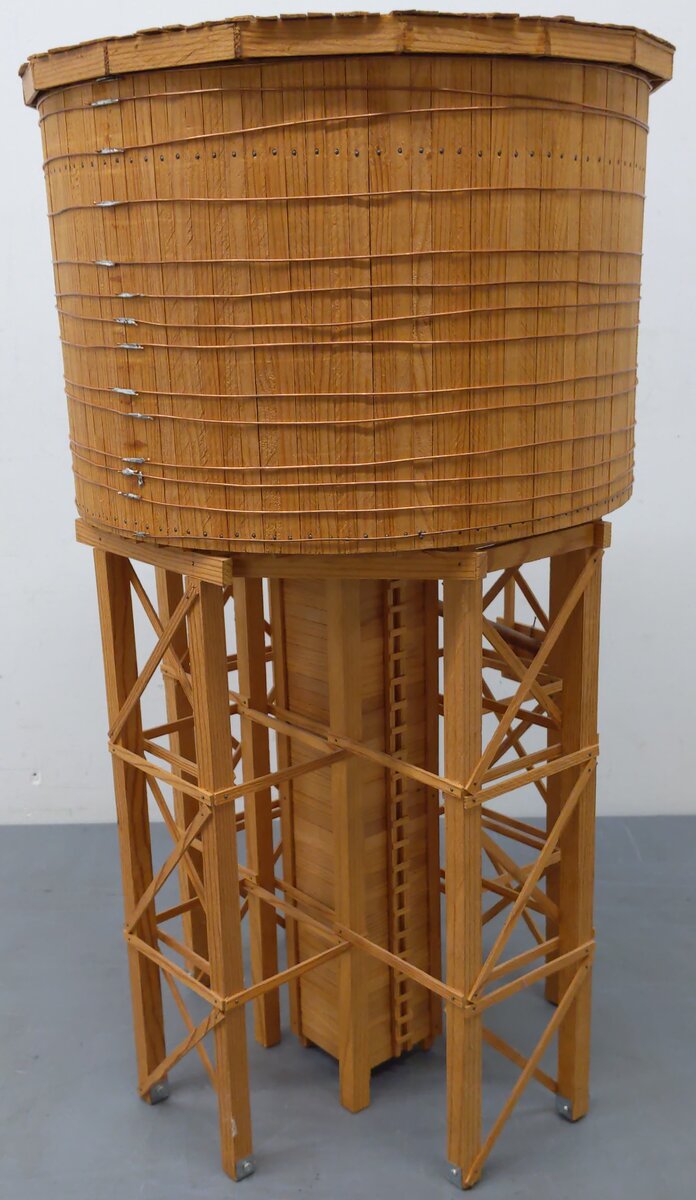 O Gauge Custom Wooden Water Tower EX