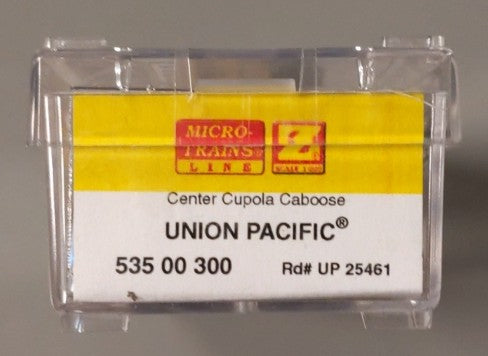 Micro-Trains 53500300 Z Scale Union Pacific Center Cupola Caboose #25461 LN/Box