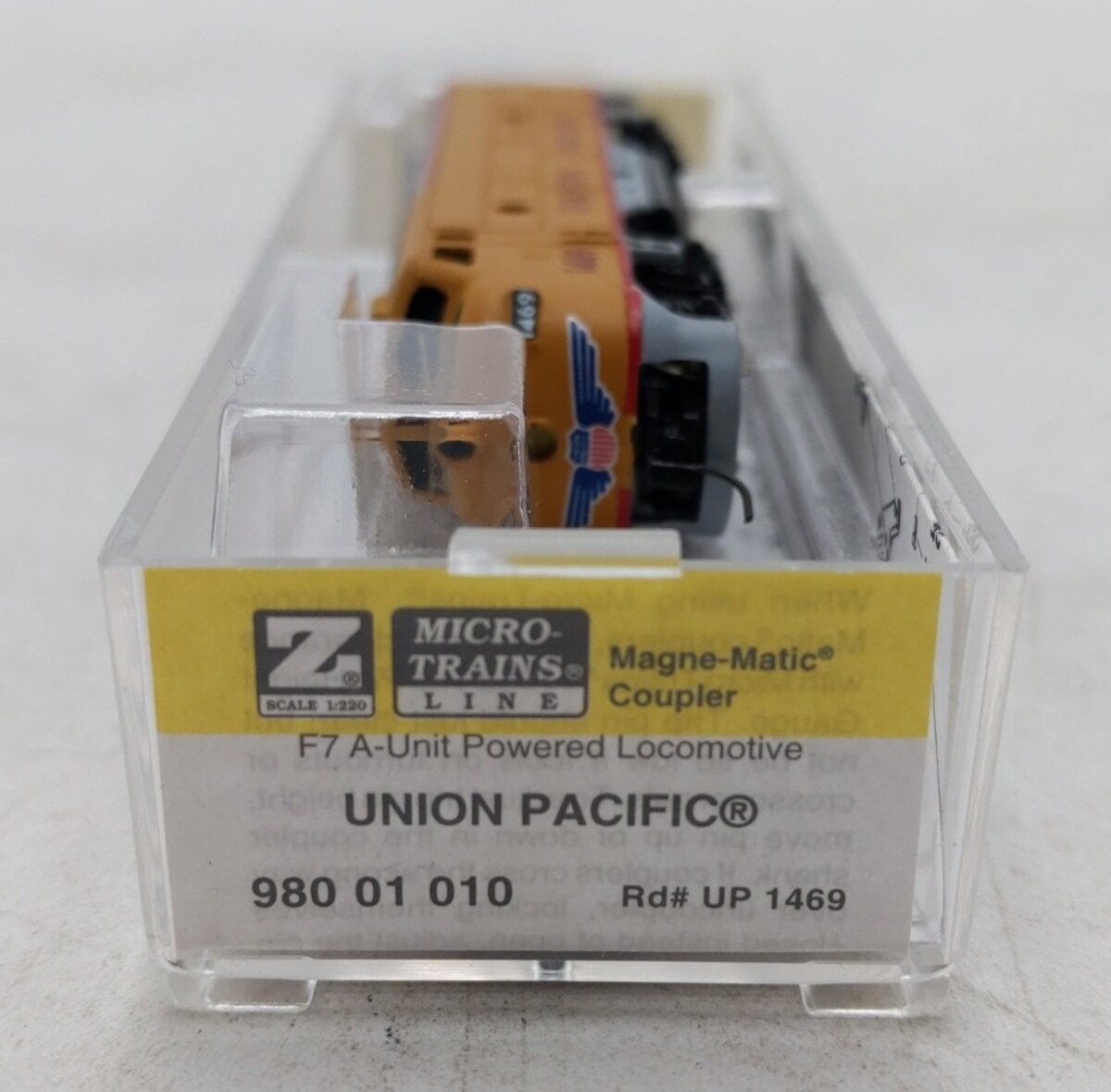Micro-Trains 98001010 Z Scale UP Powered F-7 A Unit Diesel #1469 LN/Box