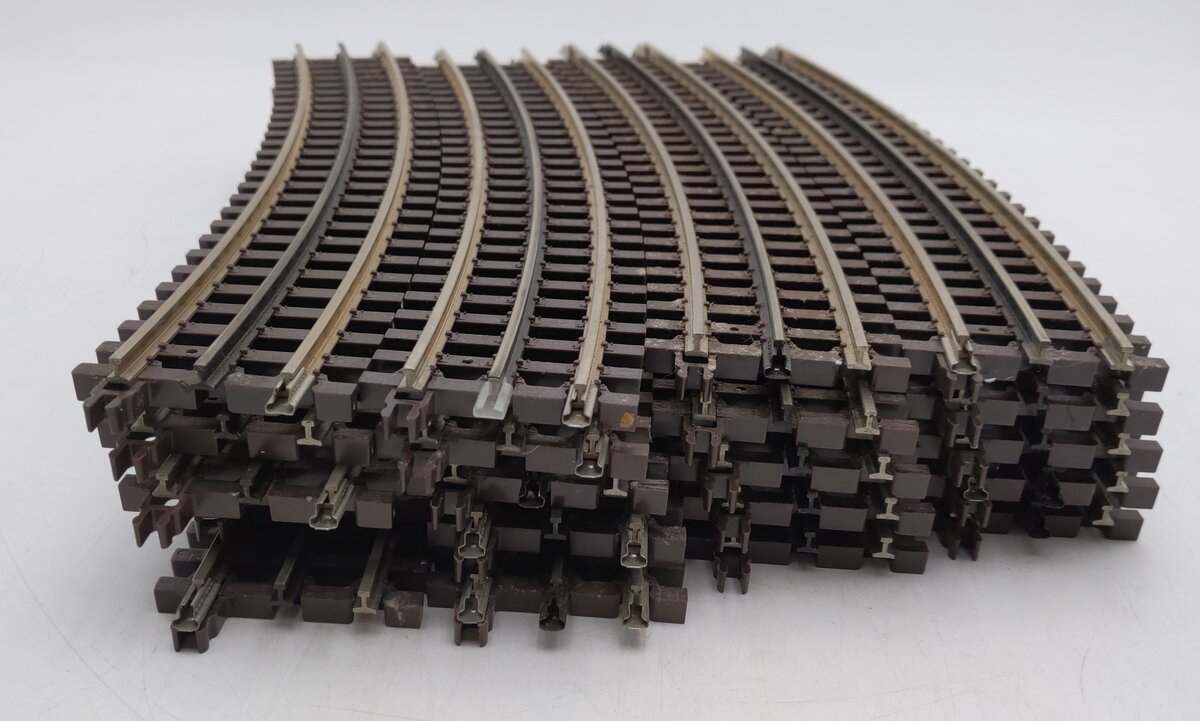 Atlas 6064 O63 Full Curve 3-Rail Track Sections (19) EX
