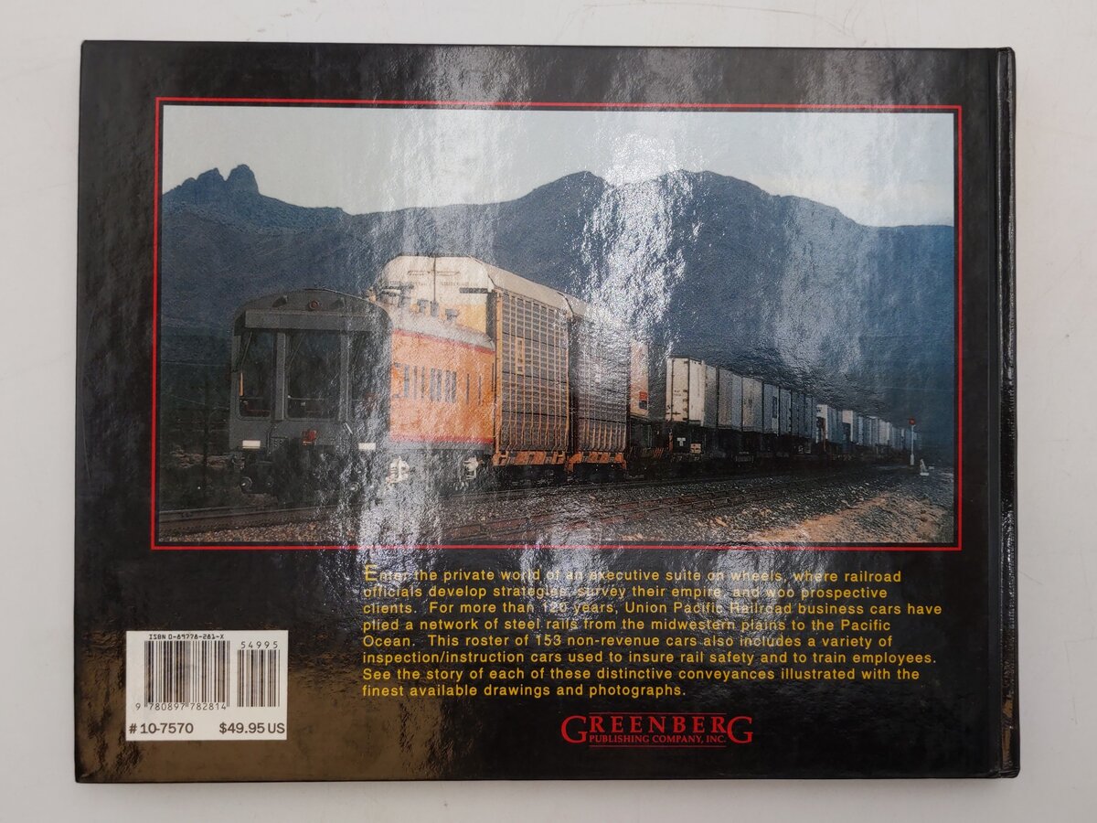 Union Pacific Business Cars 1870-1991 Hardcover Book By Ralph L. Barger EX