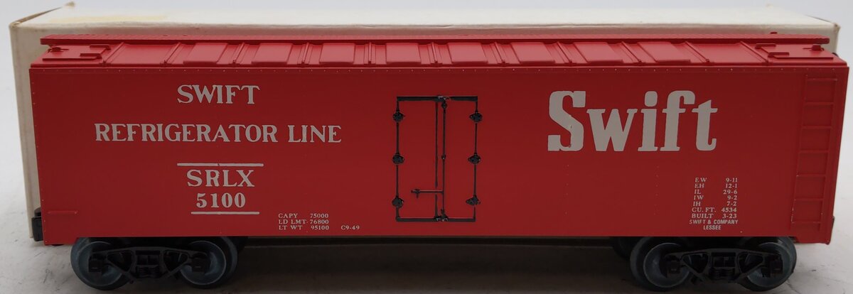 KMT 103 O Gauge Swift Reefer #5100 EX/Box