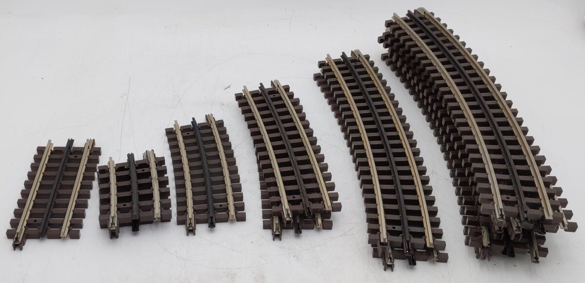 Atlas O Gauge Assorted Curved And Straight Track Sections [13] EX
