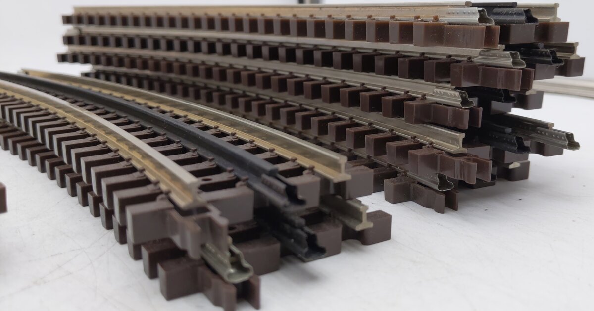 Atlas O Gauge Assorted Curved And Straight Track Sections [13] EX