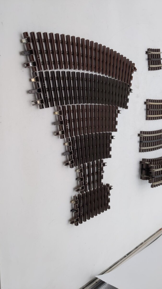 Atlas O Gauge Assorted Curved And Straight Track Sections [13] EX