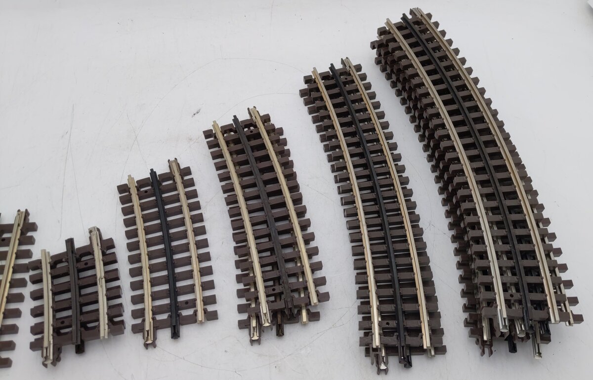 Atlas O Gauge Assorted Curved And Straight Track Sections [13] EX