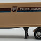 Ertl 1:64 Scale Diecast UPS Truck Leasing Semi Tractor W/Trailer VG