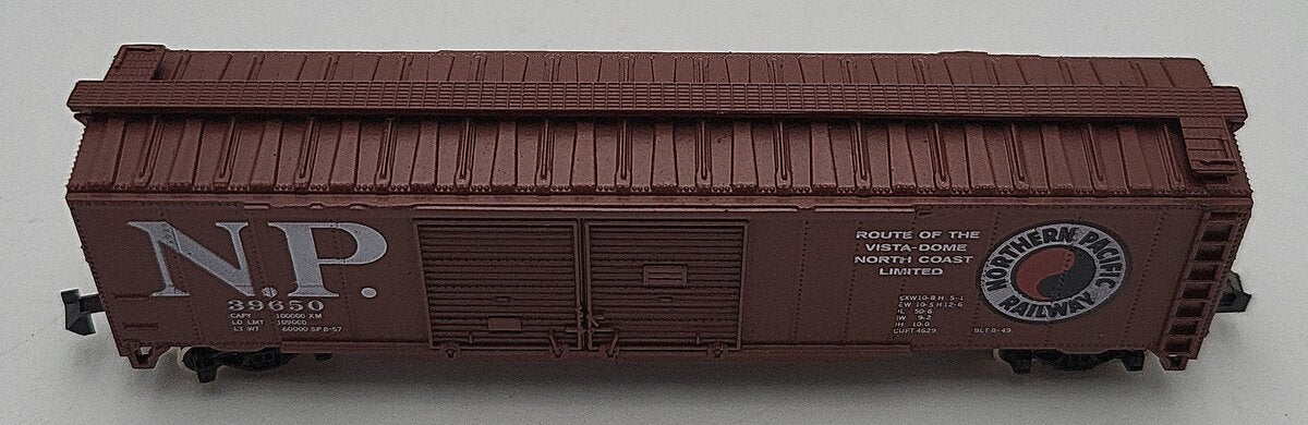 Atlas 3609 N Northern Pacific 50' Double Door Boxcar #39650 EX/Box