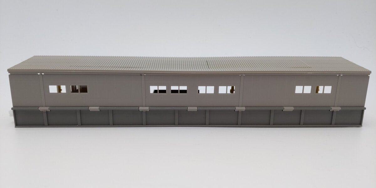 Kato 23-111 N Scale UniTrack One-Side Platform Type B Assembled EX/Box