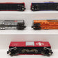 Lionel O Gauge Assorted Freight Cars [5]: 9809, 9803, 9602, 9872, & 9855 VG/Box