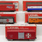 Lionel O Gauge Assorted Freight Cars [5]: 9809, 9803, 9602, 9872, & 9855 VG/Box