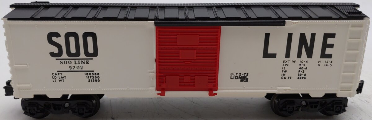 Lionel 6-9702 O Gauge SOO Line Box Car EX