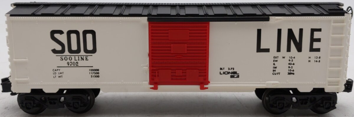Lionel 6-9702 O Gauge SOO Line Box Car EX
