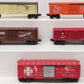 Lionel O Gauge Assorted Freight Cars: 9202, 9280, 5707, 9411, & 9770 [5] VG/Box