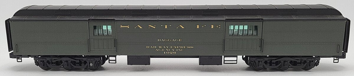 Lionel 6-25542 O Gauge Atchison, Topeka & Santa Fe Heavyweight Baggage Car #1026 EX