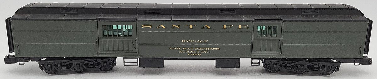 Lionel 6-25542 O Gauge Atchison, Topeka & Santa Fe Heavyweight Baggage Car #1026 EX