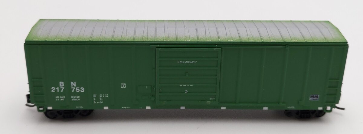 InterMountain 67514-05 N Scale Burlington Northern Boxcar #217753 EX/Box