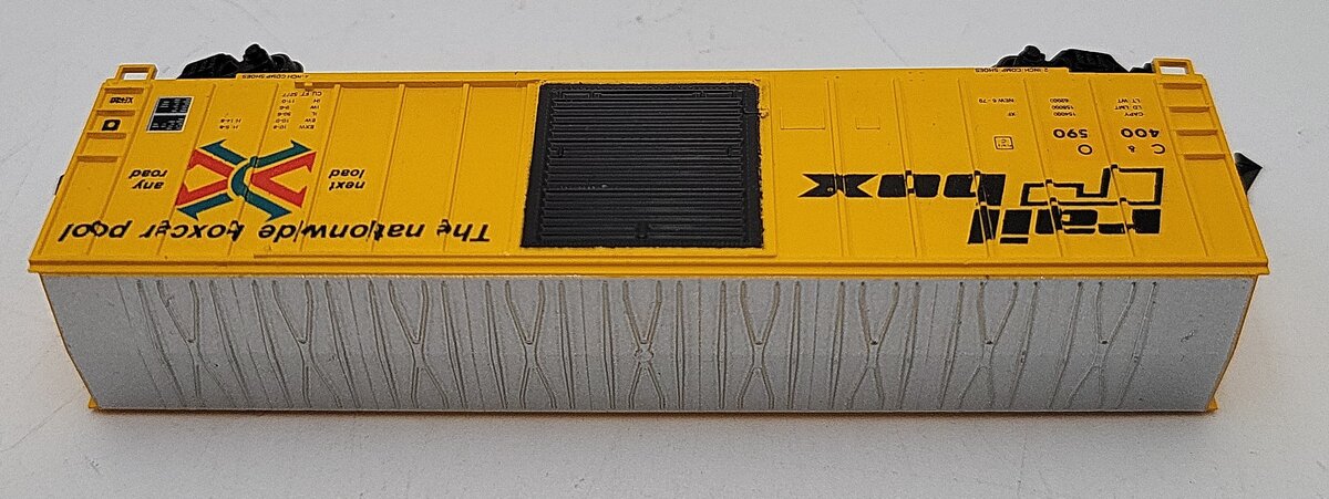 Roundhouse 8843 N Scale C&O Rail Box Box Car #400590 Assembled Kit EX/Box