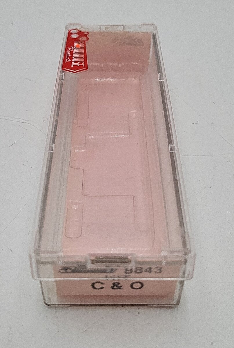 Roundhouse 8843 N Scale C&O Rail Box Box Car #400590 Assembled Kit EX/Box