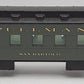 Lionel 6-25540 O ATSF "San Bartolo" Heavyweight Passenger Car EX