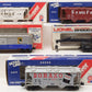 Lionel & Weaver O Assorted Freight Cars: 6-9801, 6-6560, 3030, 3031, & 3028 [5] VG/Box