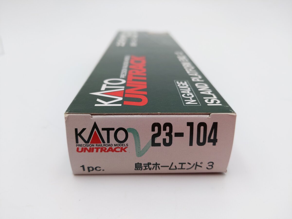 Kato 23-104 N Scale Island Platform with a Type 3 End EX/Box