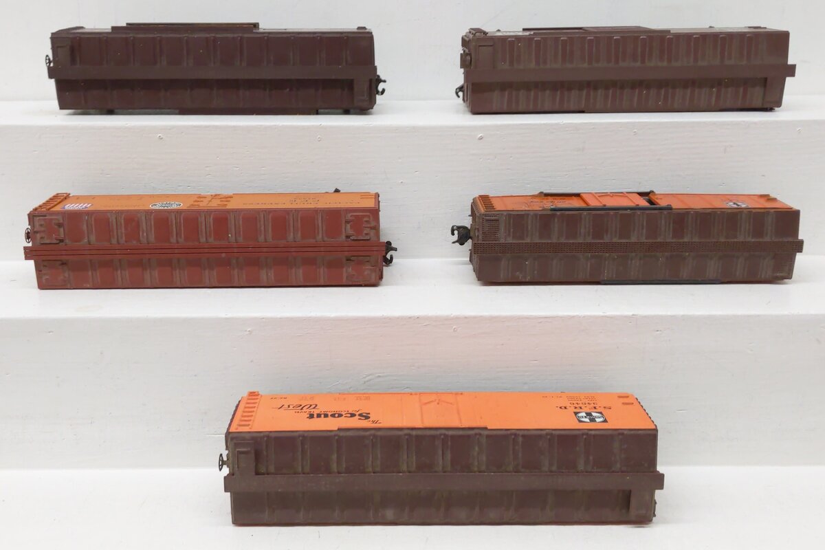 K-Line & Others O Gauge Assorted Freight Cars: #146294, #1999 #34646, #61523 [5] VG