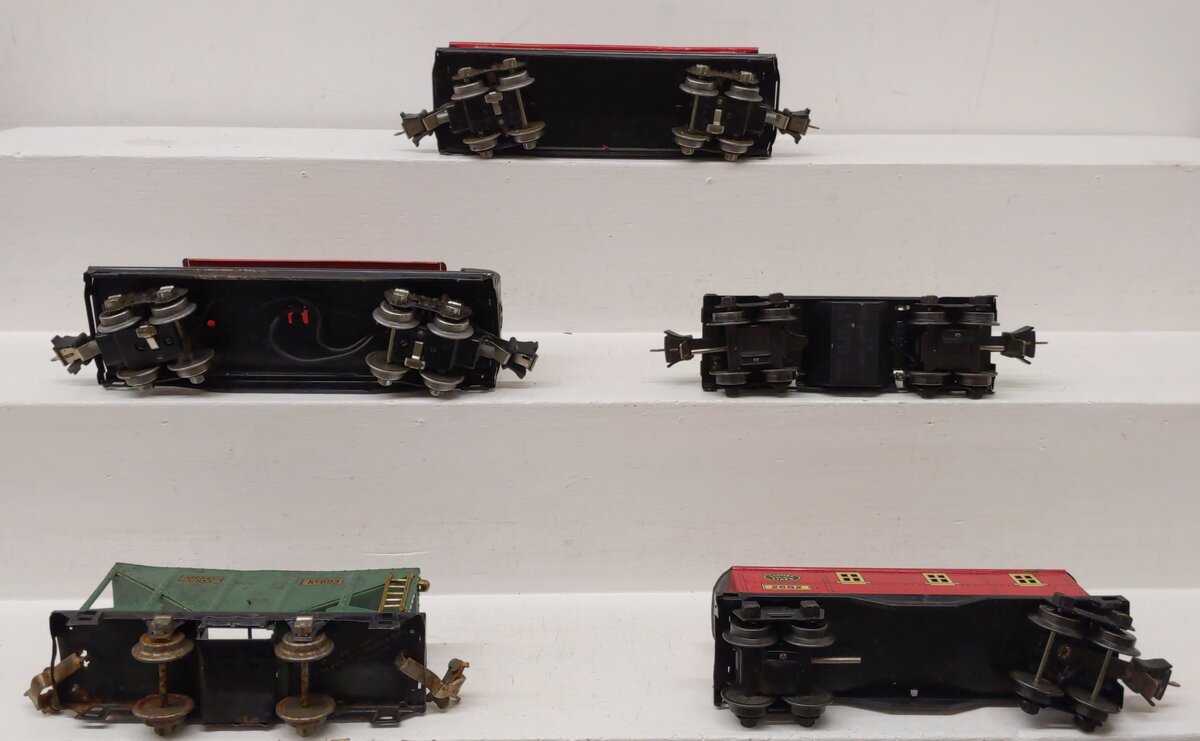 Lionel Vintage O Gauge Freight Cars: 803, 3859, 3651, 2682, 2817 [5] VG