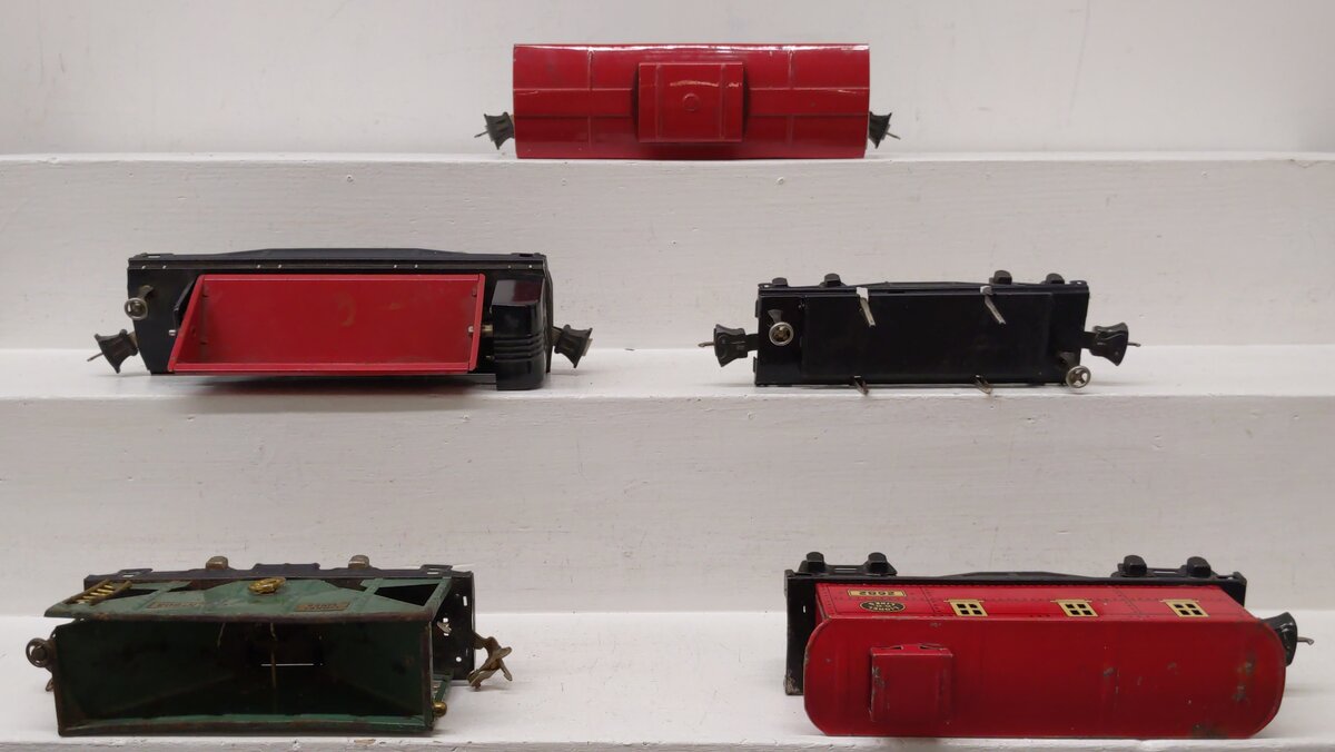 Lionel Vintage O Gauge Freight Cars: 803, 3859, 3651, 2682, 2817 [5] VG
