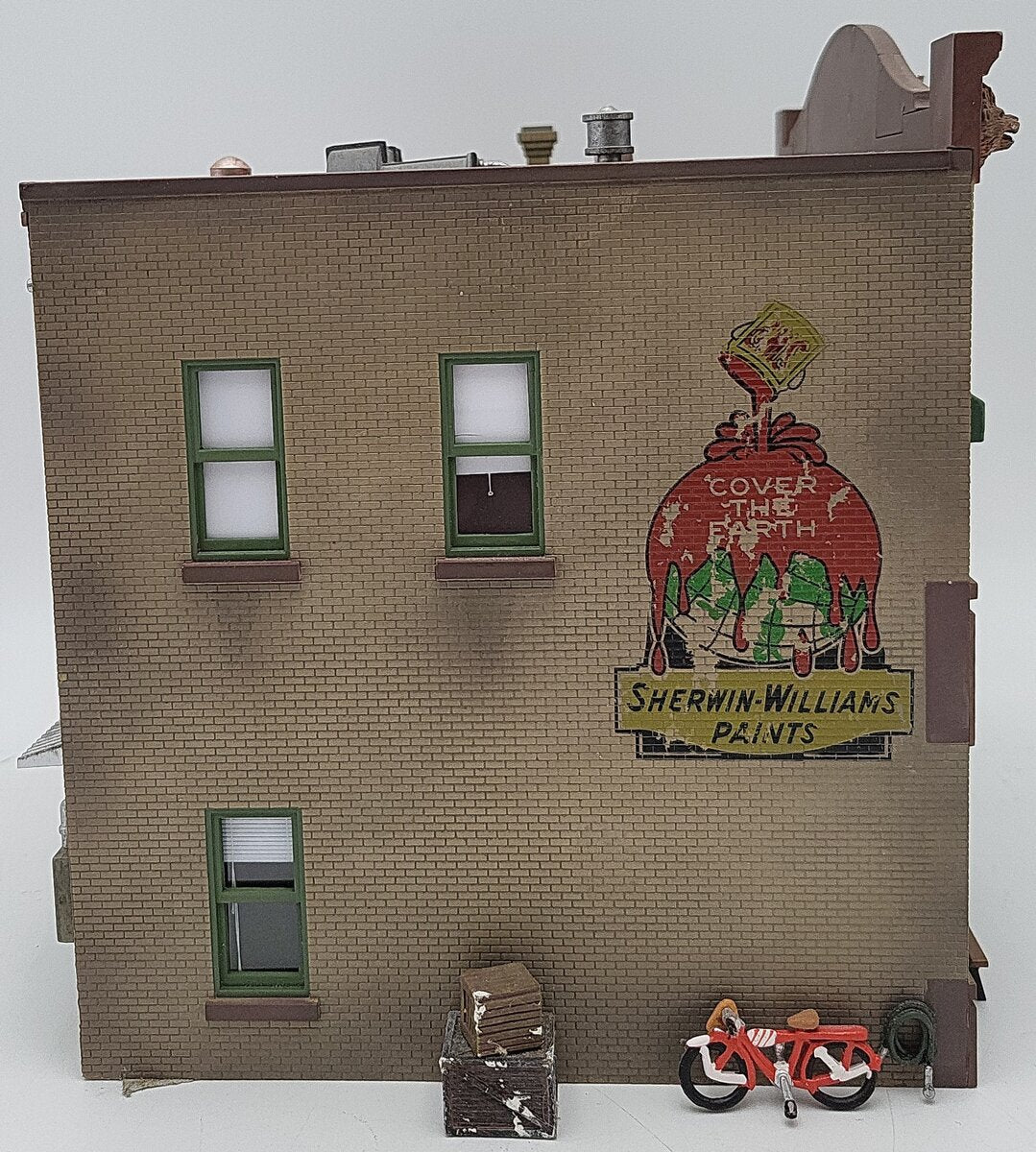 Woodland Scenics BR5853 O Scale Built-&-Ready Dugan's Paint Store Building EX