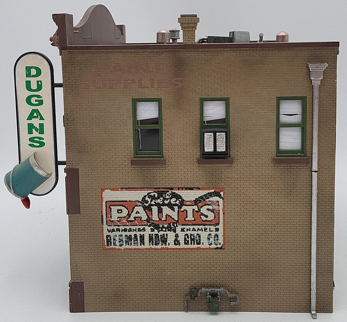 Woodland Scenics BR5853 O Scale Built-&-Ready Dugan's Paint Store Building EX