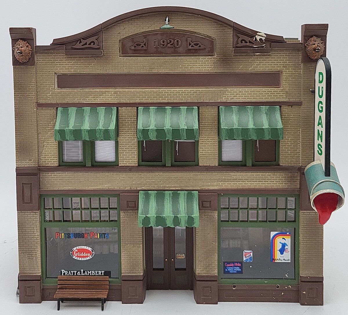 Woodland Scenics BR5853 O Scale Built-&-Ready Dugan's Paint Store Building EX
