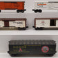 Lionel & Other O Scale Assorted Boxcars: #9869, #16277, #75011, #9406, #8051 [5] VG