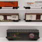 Lionel & Other O Scale Assorted Boxcars: #9869, #16277, #75011, #9406, #8051 [5] VG