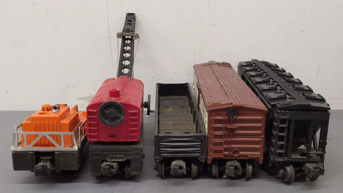 Lionel Vintage O Gauge Freight Cars: 3927, 36621, 6560, 546446, 6462 [5] EX