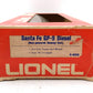 Lionel 6-8255 O Gauge Santa Fe GP-9 Dummy Diesel Locomotive VG/Box