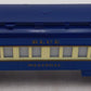 Lionel 6-9538 O Gauge Blue Comet "Faye" Pullman Passenger Car #9538 EX/Box