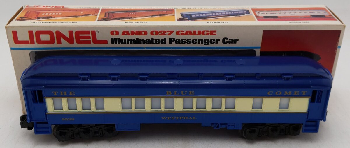 Lionel 6-9538 O Gauge Blue Comet "Faye" Pullman Passenger Car #9538 EX/Box