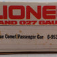 Lionel 6-9538 O Gauge Blue Comet "Faye" Pullman Passenger Car #9538 EX/Box