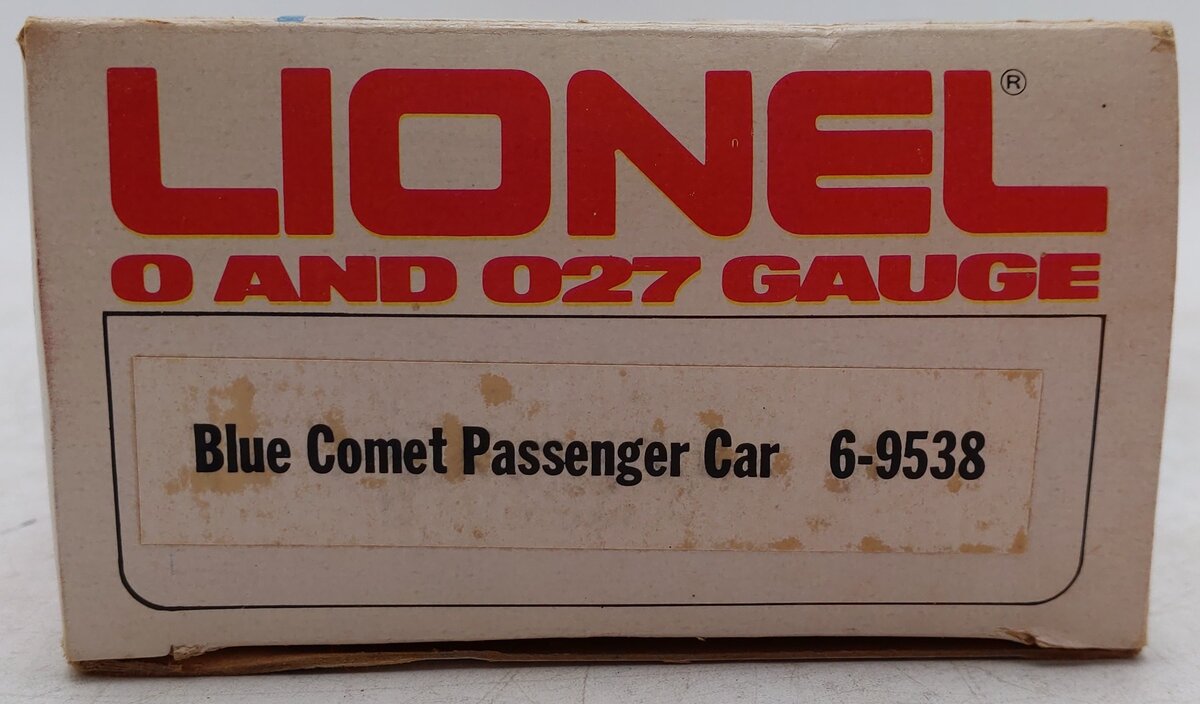 Lionel 6-9538 O Gauge Blue Comet "Faye" Pullman Passenger Car #9538 EX/Box