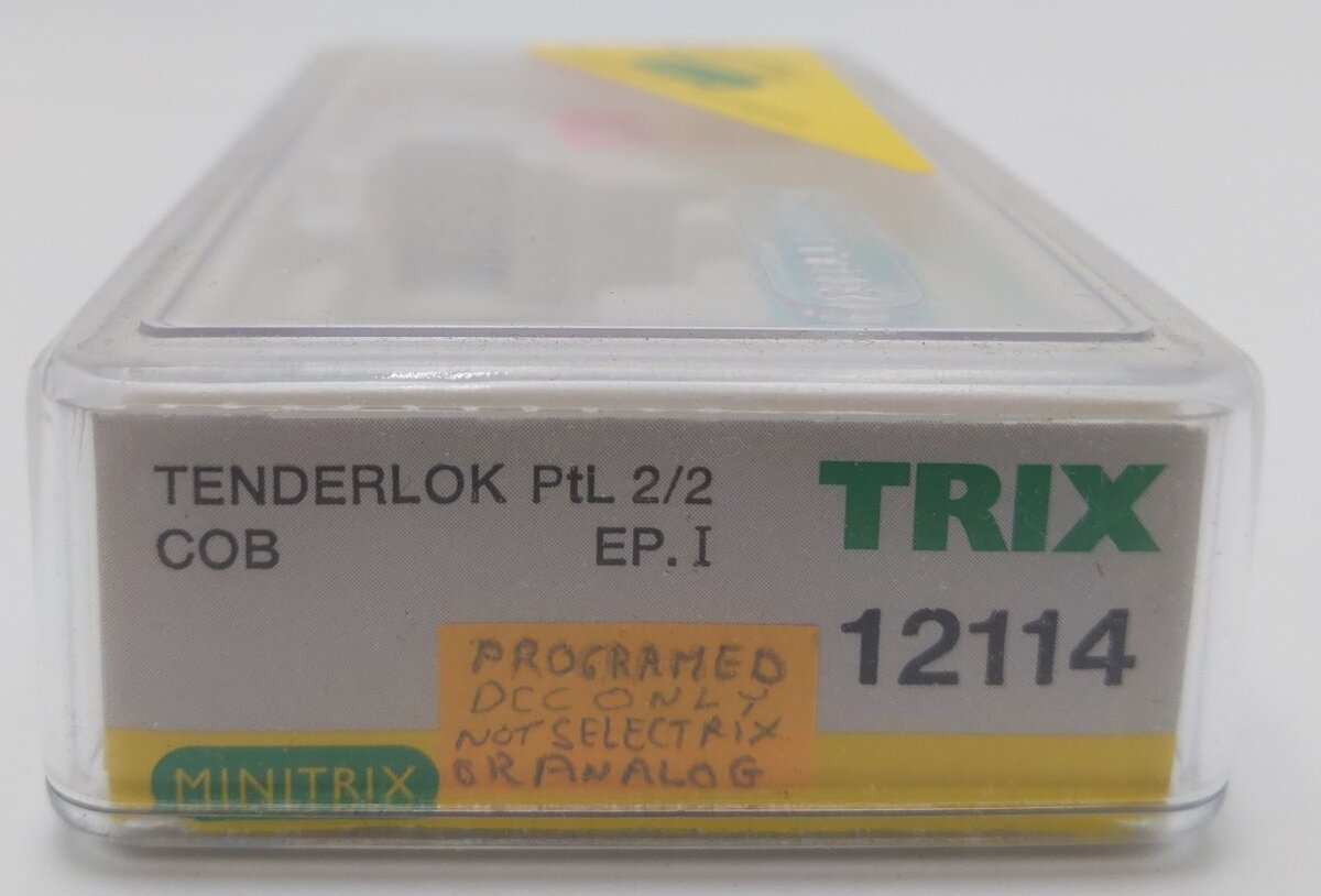 Trix 12114 N Scale Royal Bavarian State RR Tenderlok PTL 2/2 Tank Engine #4522 EX/Box