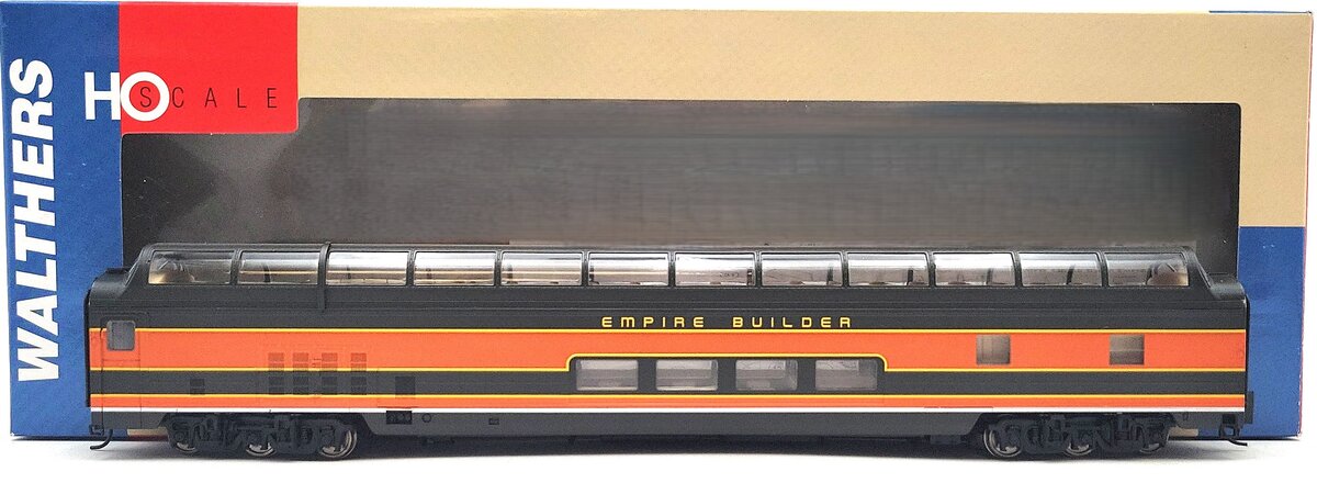 Walthers 932-6523 HO Empire Builder Budd Great Dome View Lounge Car LN/Box