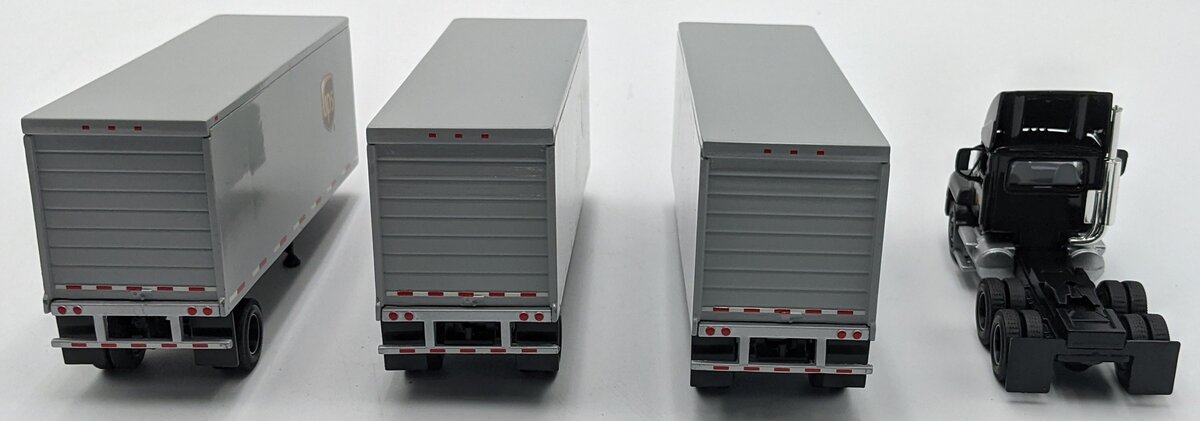 PEM 1:64 Diecast UPS Mack CH600 Semi Tractor W/Trailer Set NIB